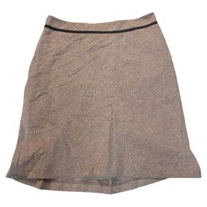Ann Taylor Petite 8P Tan/Brown Pencil Skirt